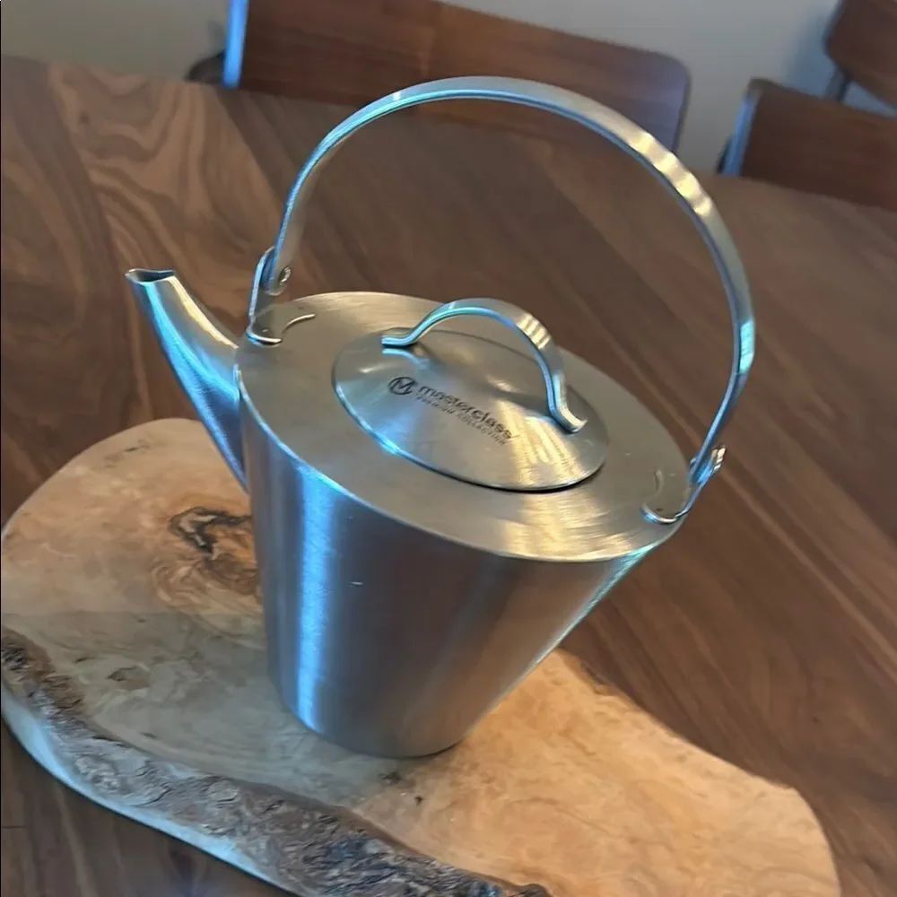 Masterclass Premium Collection Stainless Steel Double Walled Tea Pot